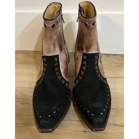 Old Gringo Mabell 6” Embroidered Sued Boot Women’s Sz 6.5 Native American Chief - Picture 11 of 15